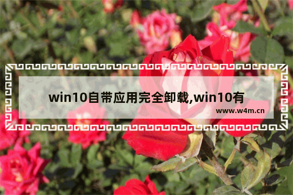 win10自带应用完全卸载,win10有些软件在卸载程序里没有-ZOL问答