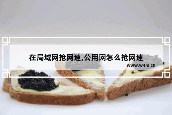 在局域网抢网速,公用网怎么抢网速