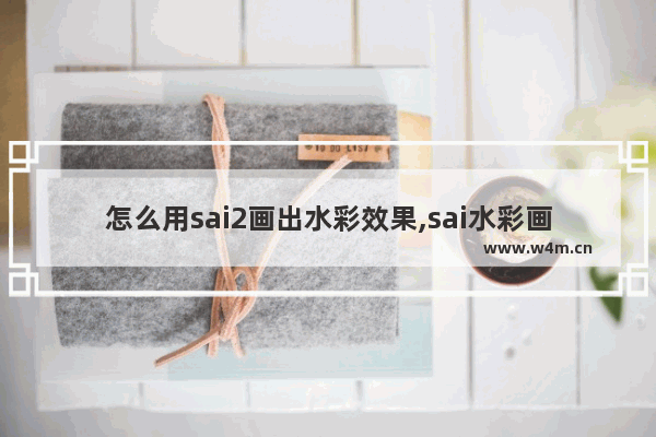 怎么用sai2画出水彩效果,sai水彩画教程