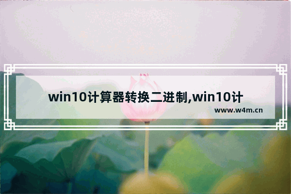 win10计算器转换二进制,win10计算器怎么用