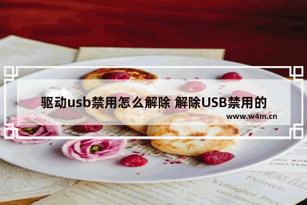 驱动usb禁用怎么解除 解除USB禁用的方法