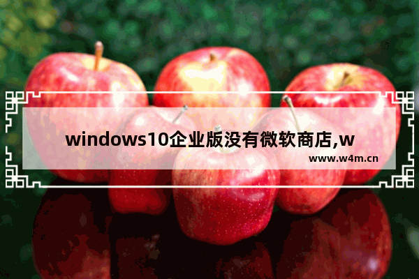 windows10企业版没有微软商店,win10微软商店更新软件一直准备中