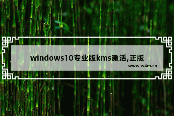 windows10专业版kms激活,正版win10不小心用KMS激活了