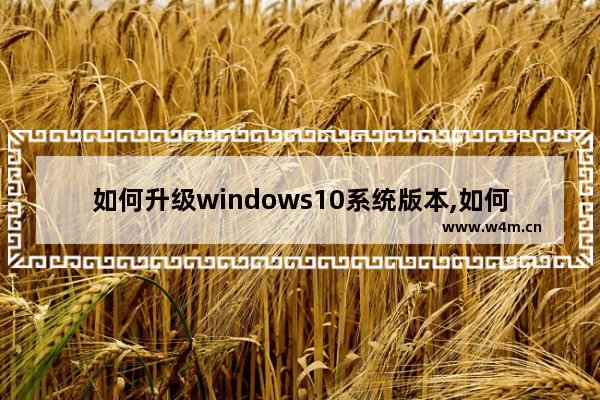 如何升级windows10系统版本,如何升级windows10系统专业版