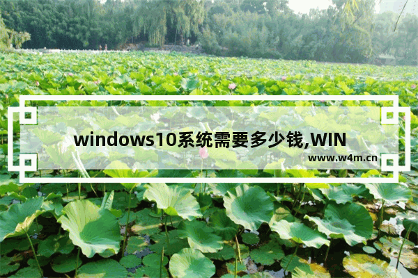 windows10系统需要多少钱,WIN10系统多少钱