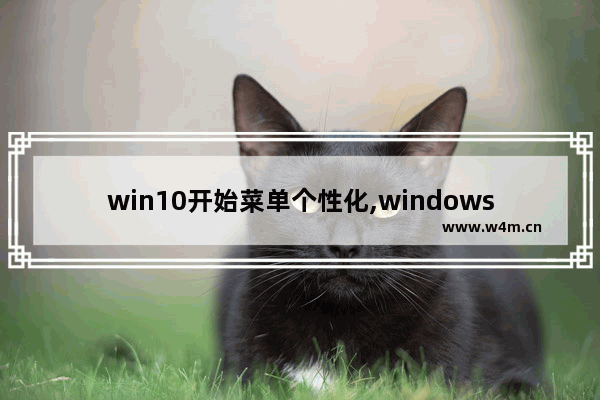 win10开始菜单个性化,windows10的个性化设置里有哪些选项