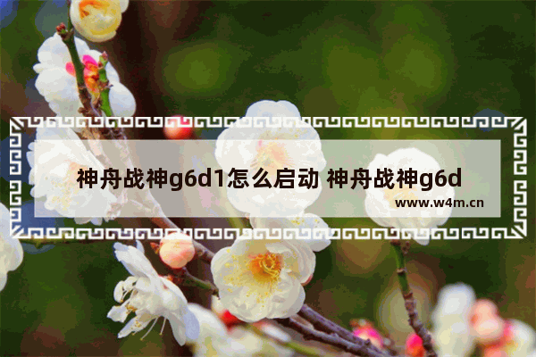 神舟战神g6d1怎么启动 神舟战神g6d1启动方法