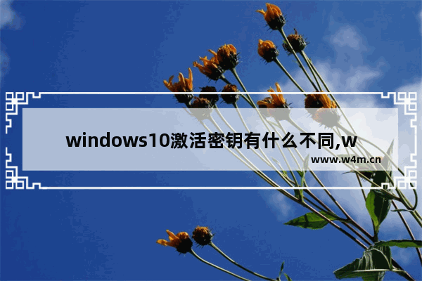 windows10激活密钥有什么不同,win10数字激活和密钥激活有什么区别