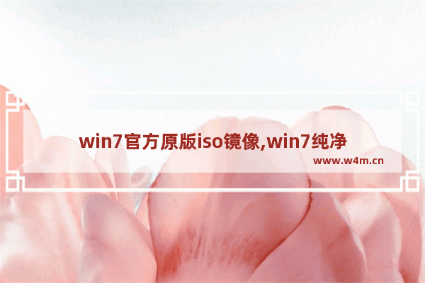 win7官方原版iso镜像,win7纯净版镜像iso下载