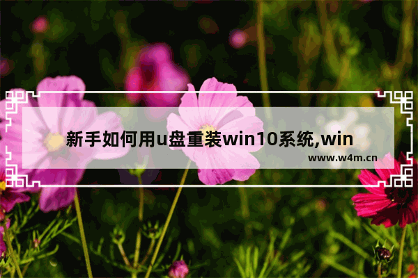 新手如何用u盘重装win10系统,win10用u盘怎么重装系统