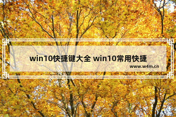 win10快捷键大全 win10常用快捷键,win10常用快捷键大全