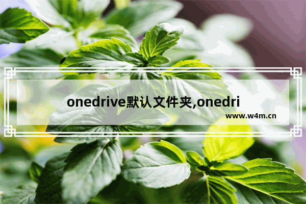 onedrive默认文件夹,onedrive设置备份文件夹