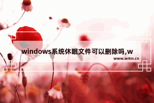 windows系统休眠文件可以删除吗,win7系统如何删除休眠文件