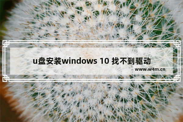 u盘安装windows 10 找不到驱动器,u盘装win10系统找不到任何设备驱动程序怎么办