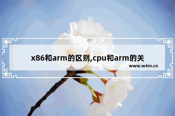 x86和arm的区别,cpu和arm的关系