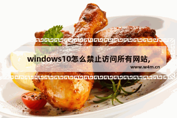 windows10怎么禁止访问所有网站,win10只允许上指定网站