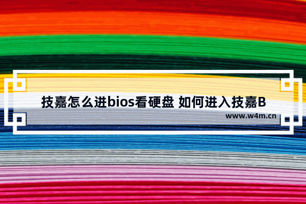 技嘉怎么进bios看硬盘 如何进入技嘉BIOS查看硬盘