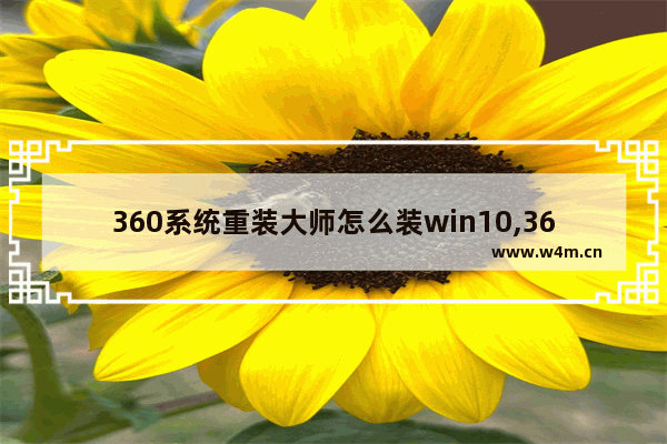 360系统重装大师怎么装win10,360怎么用u盘重装系统