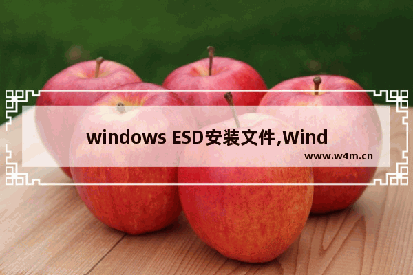 windows ESD安装文件,Windows esd