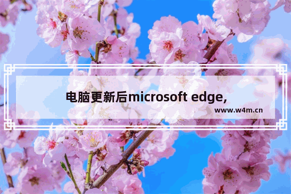 电脑更新后microsoft edge,internet explorer浏览器怎么更新