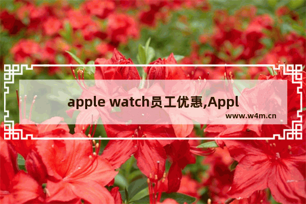 apple watch员工优惠,Apple员工福利