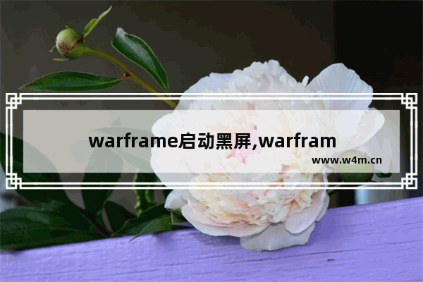 warframe启动黑屏,warframe白屏