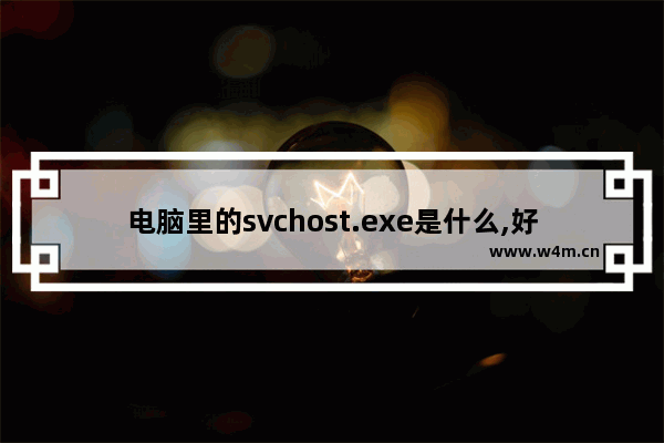 电脑里的svchost.exe是什么,好多svchost.exe进程