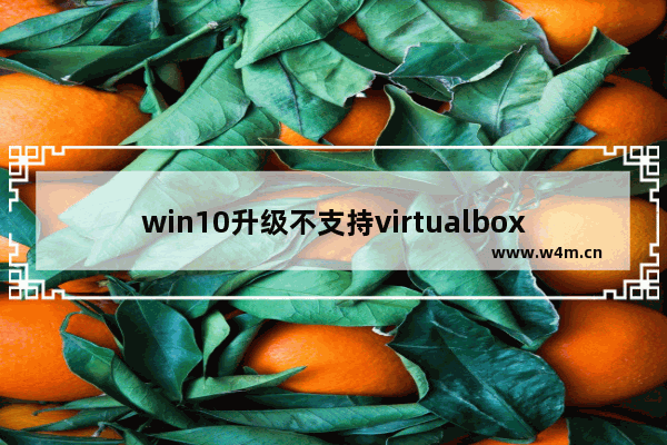 win10升级不支持virtualbox,windows10更新显示virtualbox不兼容_1