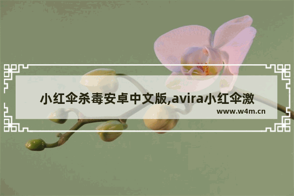 小红伞杀毒安卓中文版,avira小红伞激活码