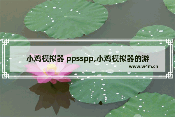 小鸡模拟器 ppsspp,小鸡模拟器的游戏怎么导入ppsspp