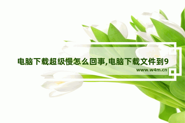 电脑下载超级慢怎么回事,电脑下载文件到99就卡住