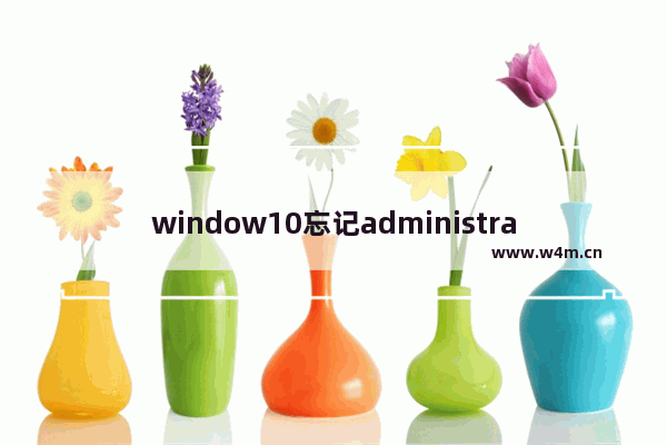 window10忘记administrator密码,windows忘记administrator密码