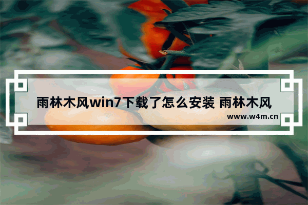 雨林木风win7下载了怎么安装 雨林木风Win7的下载安装方法