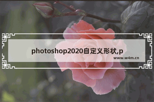 photoshop2020自定义形状,photoshop做图标教程