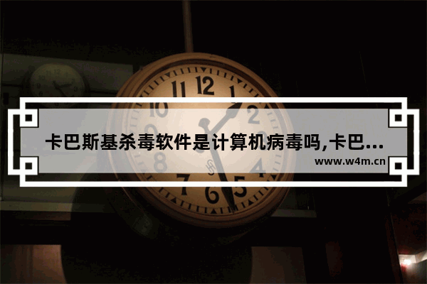 卡巴斯基杀毒软件是计算机病毒吗,卡巴斯基反病毒软件和安全软件