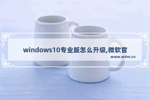 windows10专业版怎么升级,微软官方升级win10工具