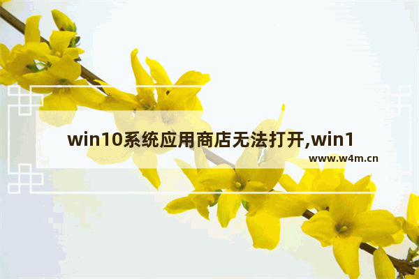 win10系统应用商店无法打开,win10应用商店正在开始下载