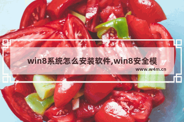 win8系统怎么安装软件,win8安全模式装系统