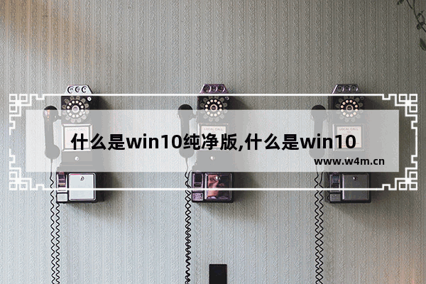 什么是win10纯净版,什么是win10操作系统中信息组成的基本单位