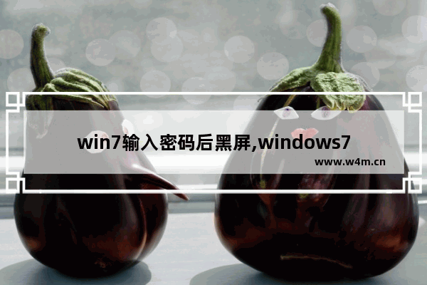 win7输入密码后黑屏,windows7输完密码黑屏