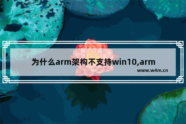 为什么arm架构不支持win10,arm支持win10吗