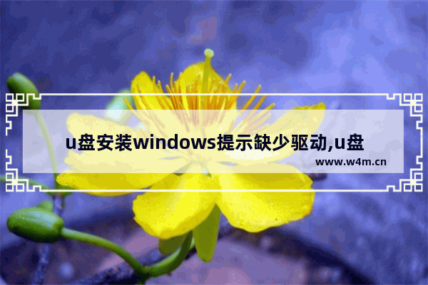 u盘安装windows提示缺少驱动,u盘安装win10提示缺少驱动