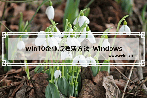 win10企业版激活方法_Windows10系统之家,win102019企业版永久性激活