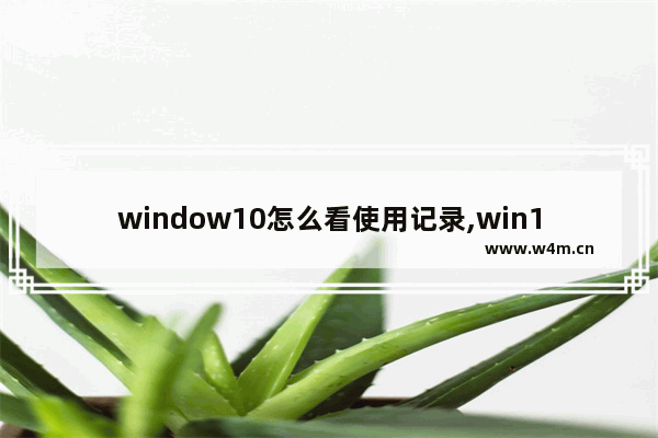 window10怎么看使用记录,win10怎么看数据使用量