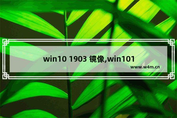 win10 1903 镜像,win101909镜像下载