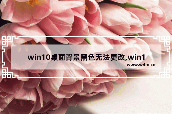 win10桌面背景黑色无法更改,win10改不了背景桌面