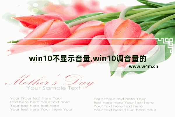 win10不显示音量,win10调音量的图标不见了