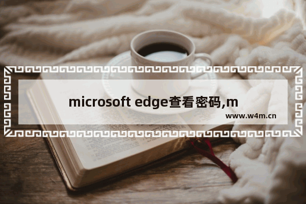 microsoft edge查看密码,microsoft edge怎么看保存的密码