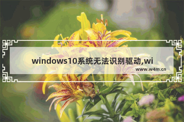 windows10系统无法识别驱动,win10专业版无法识别usb设备和u盘