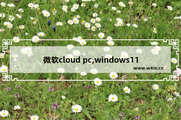 微软cloud pc,windows11 cloud是什么版本